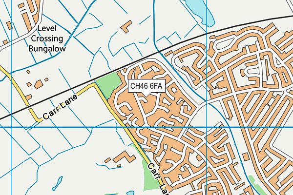 CH46 6FA map - OS VectorMap District (Ordnance Survey)