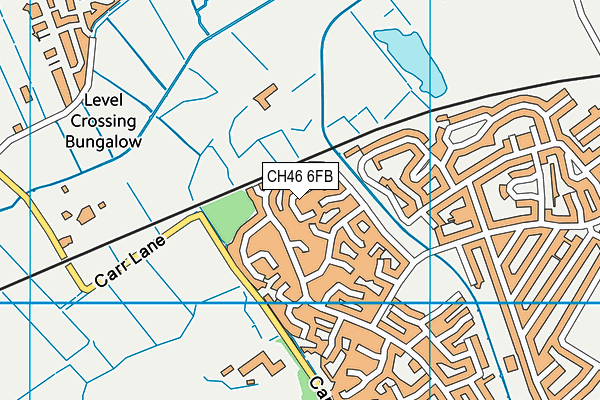 CH46 6FB map - OS VectorMap District (Ordnance Survey)