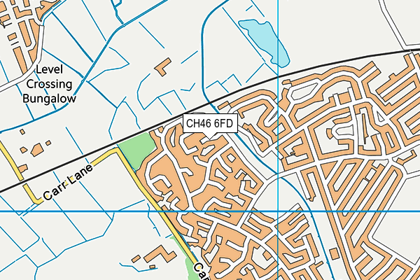 CH46 6FD map - OS VectorMap District (Ordnance Survey)