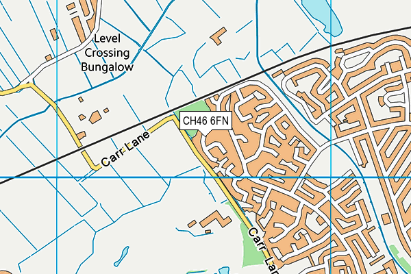 CH46 6FN map - OS VectorMap District (Ordnance Survey)