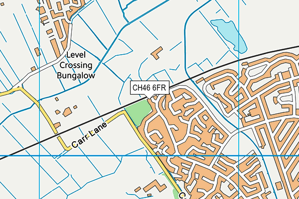 CH46 6FR map - OS VectorMap District (Ordnance Survey)
