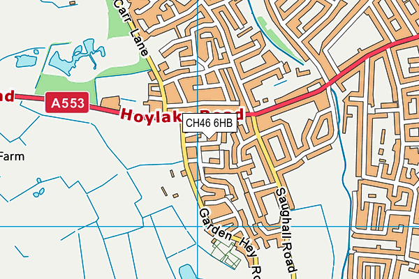 CH46 6HB map - OS VectorMap District (Ordnance Survey)
