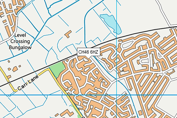 CH46 6HZ map - OS VectorMap District (Ordnance Survey)