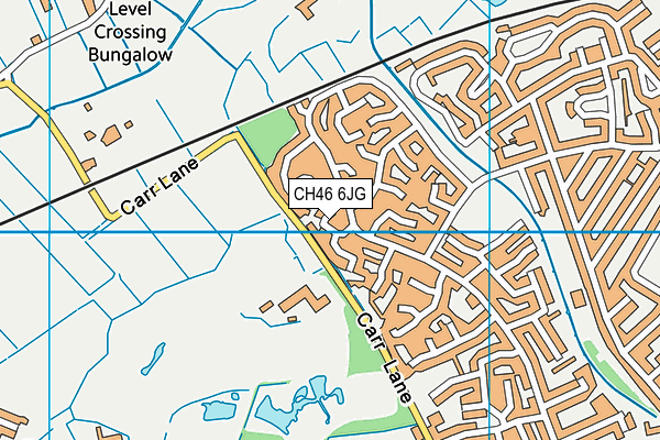 CH46 6JG map - OS VectorMap District (Ordnance Survey)