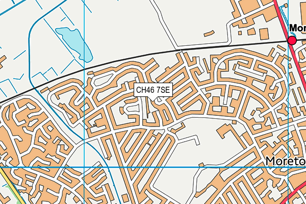 CH46 7SE map - OS VectorMap District (Ordnance Survey)