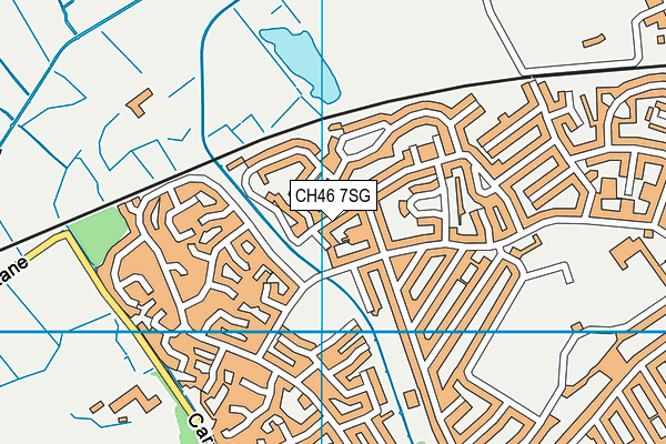 CH46 7SG map - OS VectorMap District (Ordnance Survey)