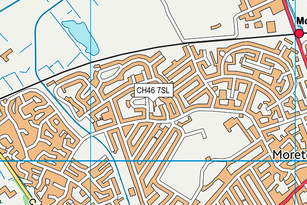 CH46 7SL map - OS VectorMap District (Ordnance Survey)
