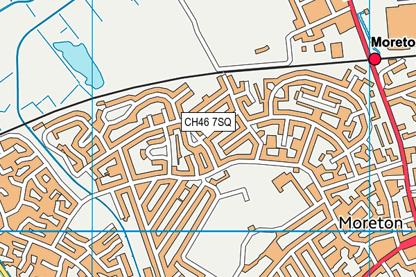 CH46 7SQ map - OS VectorMap District (Ordnance Survey)