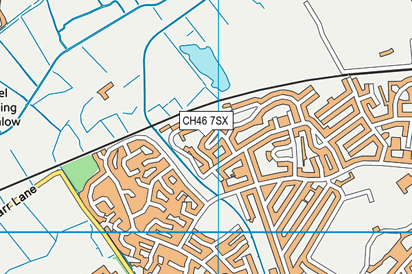 CH46 7SX map - OS VectorMap District (Ordnance Survey)