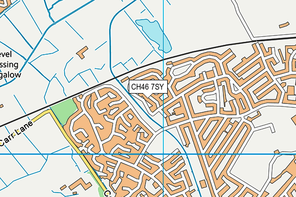 CH46 7SY map - OS VectorMap District (Ordnance Survey)