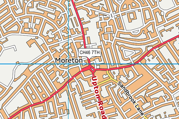 CH46 7TH map - OS VectorMap District (Ordnance Survey)