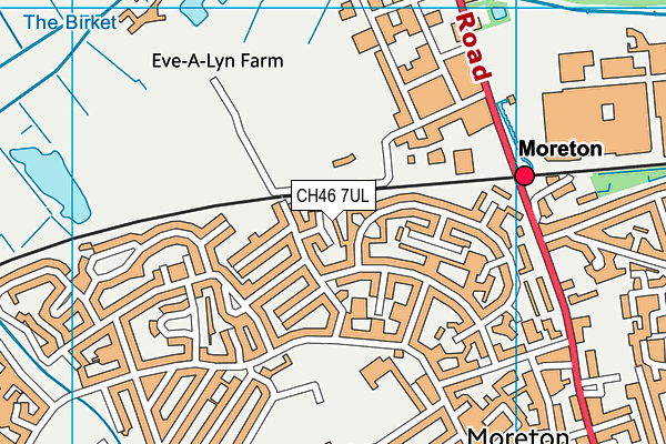 CH46 7UL map - OS VectorMap District (Ordnance Survey)