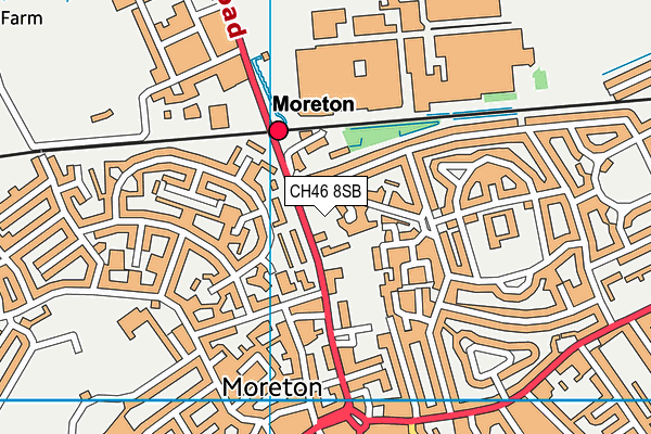 CH46 8SB map - OS VectorMap District (Ordnance Survey)