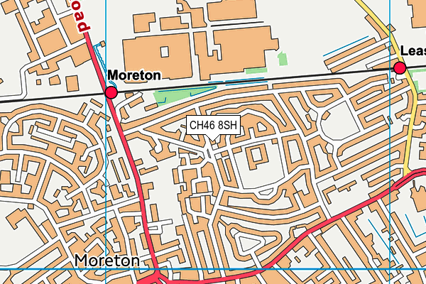 CH46 8SH map - OS VectorMap District (Ordnance Survey)