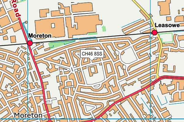CH46 8SS map - OS VectorMap District (Ordnance Survey)
