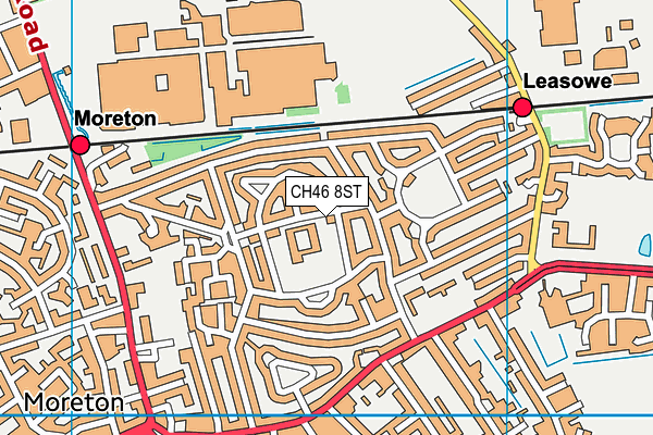 CH46 8ST map - OS VectorMap District (Ordnance Survey)