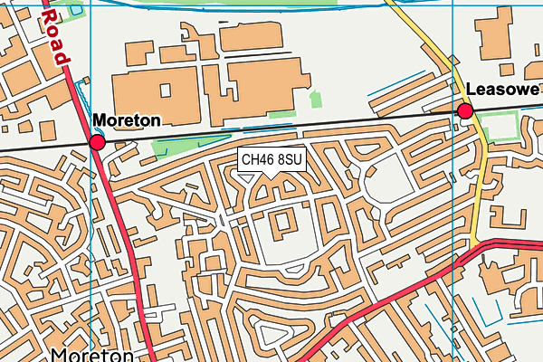 CH46 8SU map - OS VectorMap District (Ordnance Survey)