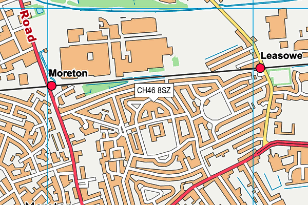 CH46 8SZ map - OS VectorMap District (Ordnance Survey)