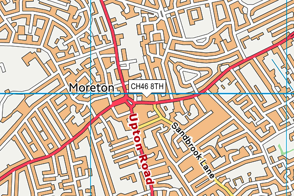 CH46 8TH map - OS VectorMap District (Ordnance Survey)