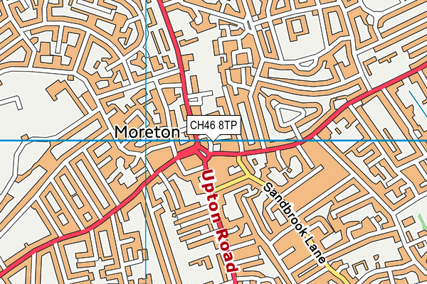 CH46 8TP map - OS VectorMap District (Ordnance Survey)