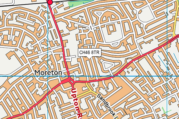 CH46 8TR map - OS VectorMap District (Ordnance Survey)