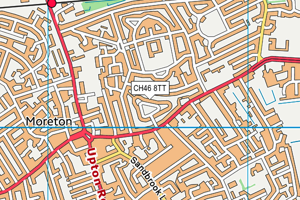 CH46 8TT map - OS VectorMap District (Ordnance Survey)