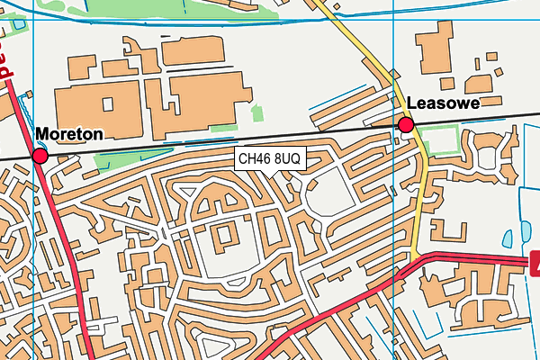 CH46 8UQ map - OS VectorMap District (Ordnance Survey)