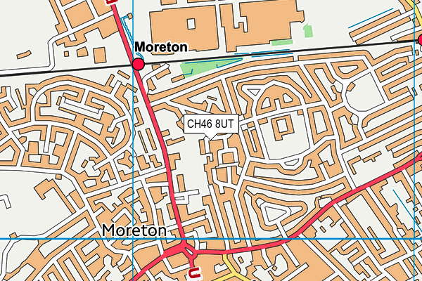 CH46 8UT map - OS VectorMap District (Ordnance Survey)