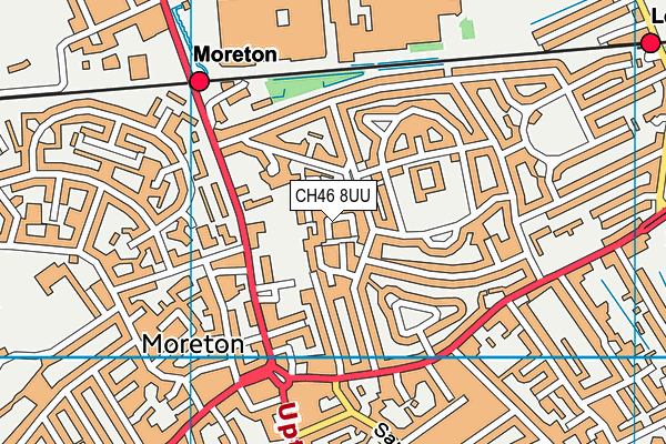 CH46 8UU map - OS VectorMap District (Ordnance Survey)