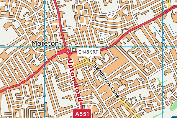 CH46 9RT map - OS VectorMap District (Ordnance Survey)