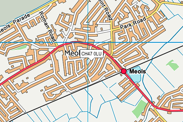 CH47 0LU map - OS VectorMap District (Ordnance Survey)