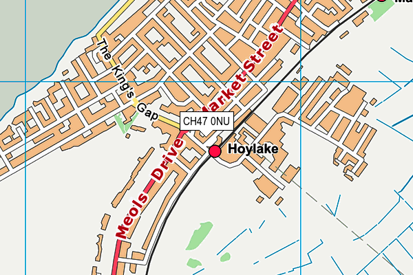 CH47 0NU map - OS VectorMap District (Ordnance Survey)