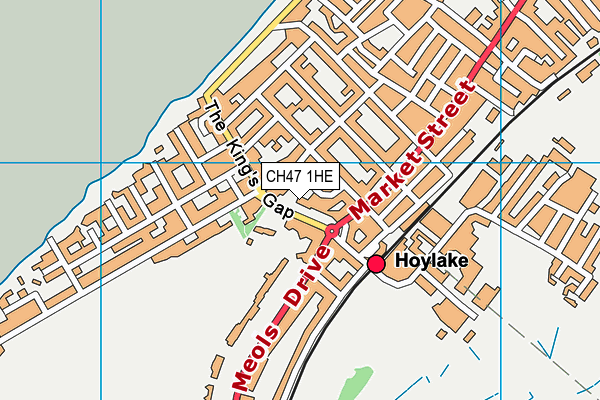 CH47 1HE map - OS VectorMap District (Ordnance Survey)