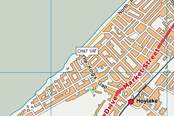 CH47 1HF map - OS VectorMap District (Ordnance Survey)