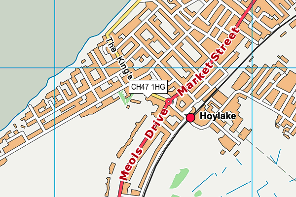 CH47 1HG map - OS VectorMap District (Ordnance Survey)