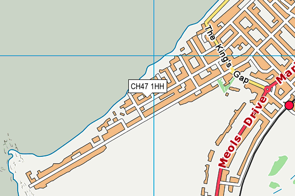 CH47 1HH map - OS VectorMap District (Ordnance Survey)