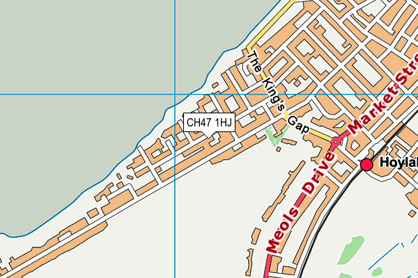 CH47 1HJ map - OS VectorMap District (Ordnance Survey)