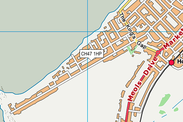 CH47 1HP map - OS VectorMap District (Ordnance Survey)