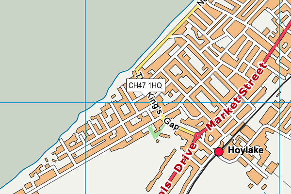 CH47 1HQ map - OS VectorMap District (Ordnance Survey)