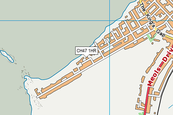 CH47 1HR map - OS VectorMap District (Ordnance Survey)