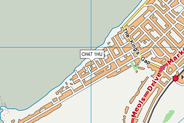Map of WALLASEY FLATS (NO.1) LIMITED at district scale