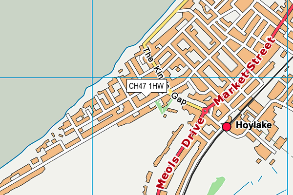 CH47 1HW map - OS VectorMap District (Ordnance Survey)