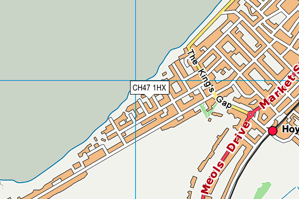 CH47 1HX map - OS VectorMap District (Ordnance Survey)