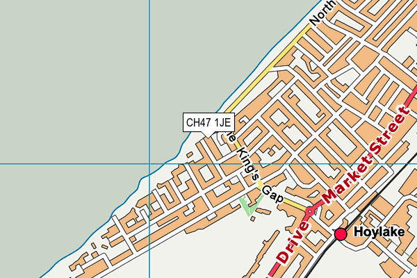 CH47 1JE map - OS VectorMap District (Ordnance Survey)