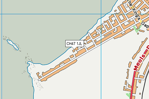 CH47 1JL map - OS VectorMap District (Ordnance Survey)
