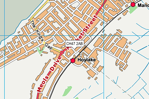 CH47 2AB map - OS VectorMap District (Ordnance Survey)