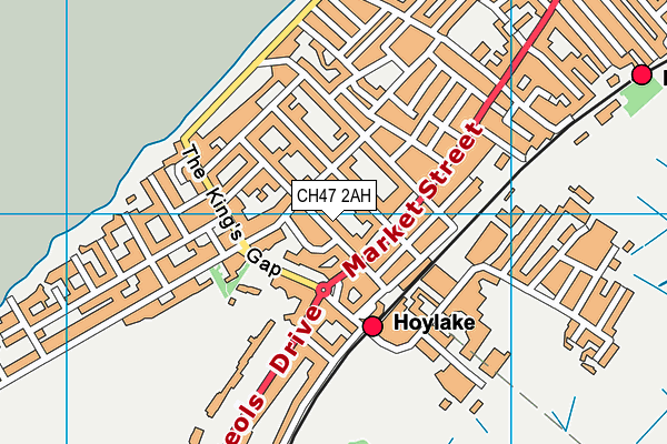 CH47 2AH map - OS VectorMap District (Ordnance Survey)