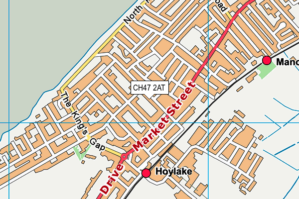 CH47 2AT map - OS VectorMap District (Ordnance Survey)