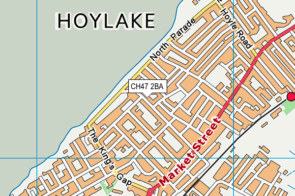 CH47 2BA map - OS VectorMap District (Ordnance Survey)