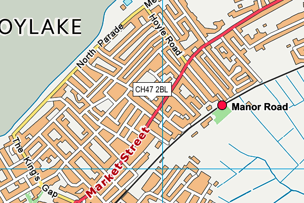 CH47 2BL map - OS VectorMap District (Ordnance Survey)